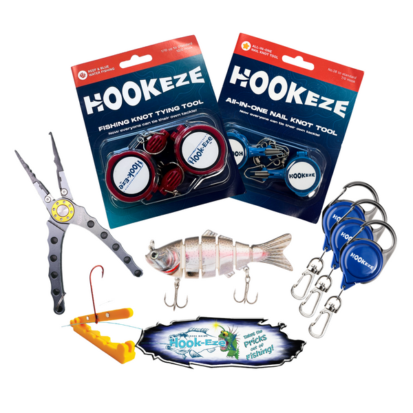  HOOK-EZE New All In One Nail Knot Tying Tool Pack
